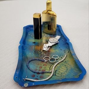 ORIGINAL Art Handpainted Tray by local Fort Myers, FL artist!!